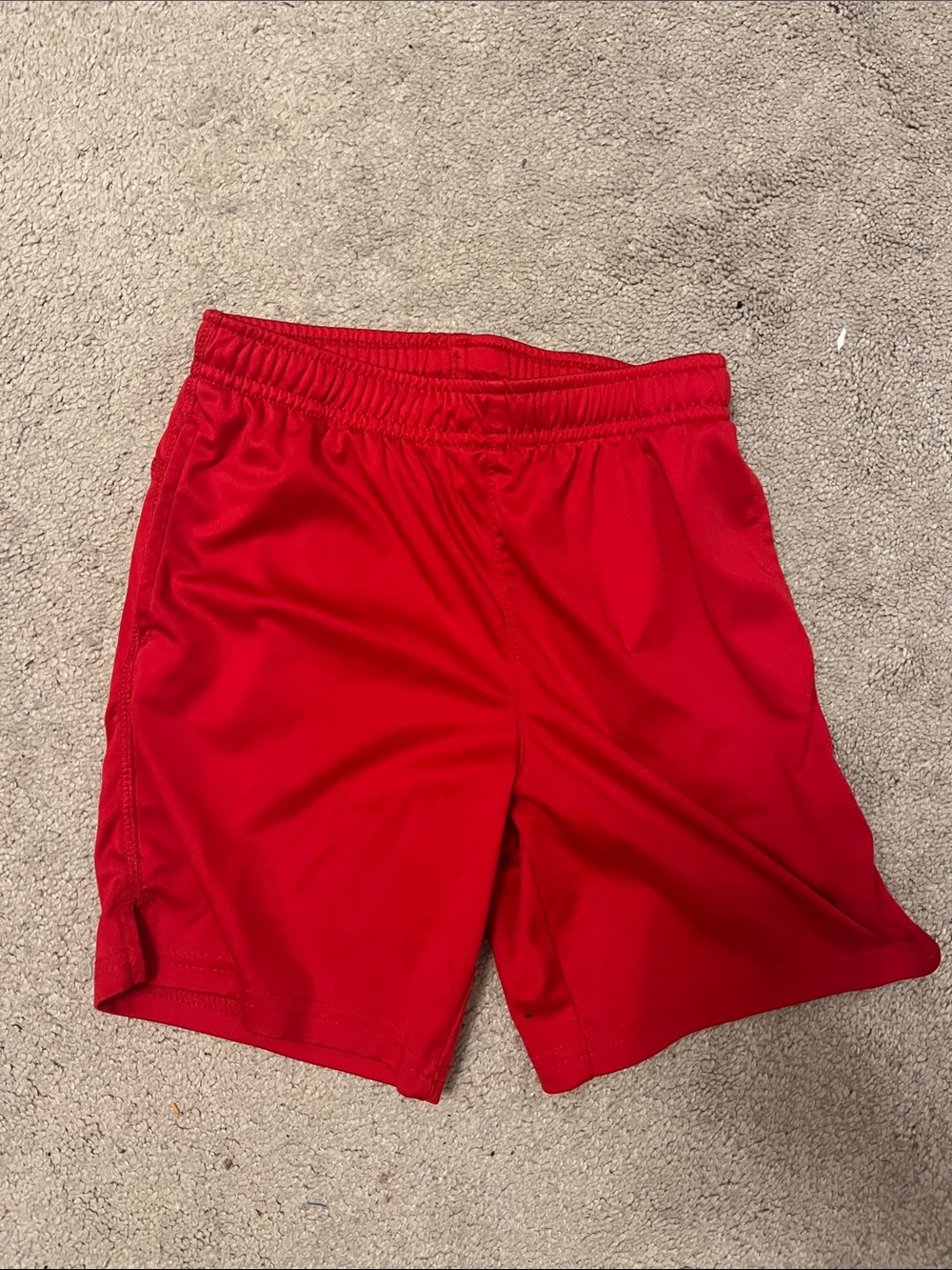 Athletic Works Red Boys' Athletic Shorts